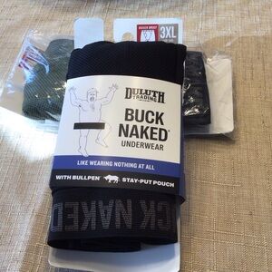 NWT Duluth Trading Co Buck Naked Boxer Briefs - Black